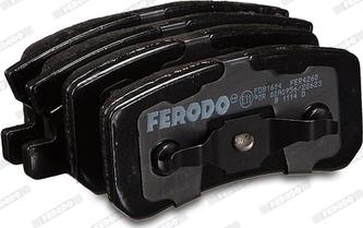 Ferodo FDB1604 - Тормозные колодки, дисковые, комплект unicars.by