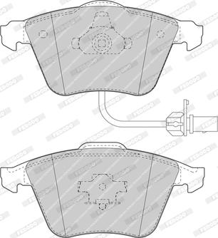 Ferodo FDB1629-OES - Тормозные колодки, дисковые, комплект unicars.by