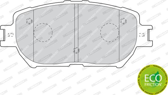 Ferodo FDB1620 - Тормозные колодки, дисковые, комплект unicars.by