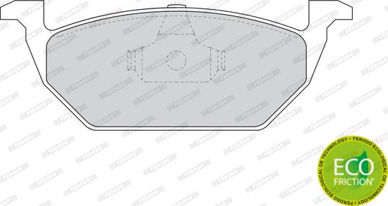 Ferodo FDB1094 - Тормозные колодки, дисковые, комплект unicars.by