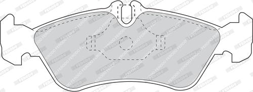 Ferodo FDB1045 - Тормозные колодки, дисковые, комплект unicars.by