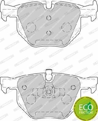 Ferodo FDB1808 - Тормозные колодки, дисковые, комплект unicars.by