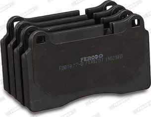 Ferodo FDB1877-D - Тормозные колодки, дисковые, комплект unicars.by