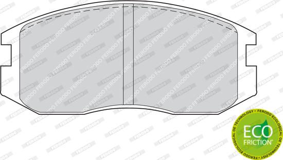 Ferodo FDB759 - Тормозные колодки, дисковые, комплект unicars.by