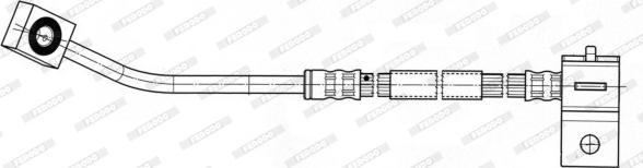 Ferodo FHY3203 - Тормозной шланг unicars.by