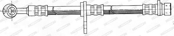 Ferodo FHY2157 - Тормозной шланг unicars.by