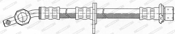 Ferodo FHY2335 - Тормозной шланг unicars.by