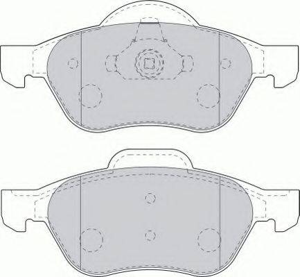 Ferodo FSL1440 - Тормозные колодки, дисковые, комплект unicars.by