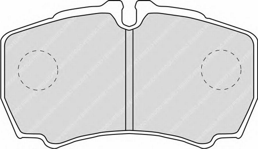 Ferodo FSL1405 - Тормозные колодки, дисковые, комплект unicars.by
