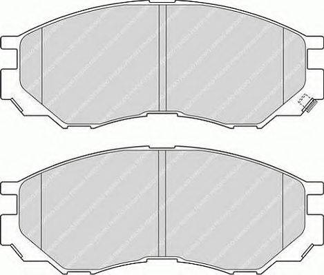 Ferodo FSL1422 - Тормозные колодки, дисковые, комплект unicars.by