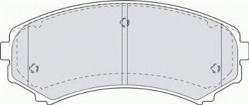 Ferodo FSL1603 - Тормозные колодки, дисковые, комплект unicars.by