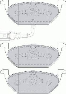 Ferodo FSL1635 - Тормозные колодки, дисковые, комплект unicars.by