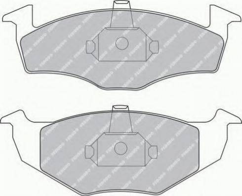 Ferodo FSL1101 - Тормозные колодки, дисковые, комплект unicars.by