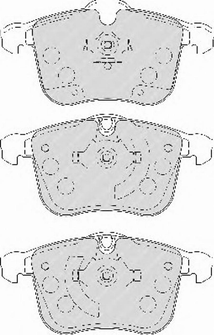 Ferodo FSL1833 - Тормозные колодки, дисковые, комплект unicars.by