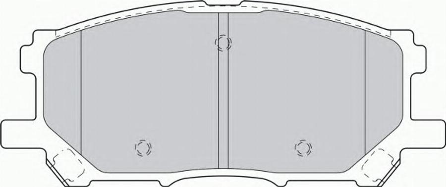 Ferodo FSL1715 - Тормозные колодки, дисковые, комплект unicars.by