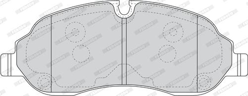 Ferodo FVR4661 - Тормозные колодки, дисковые, комплект unicars.by