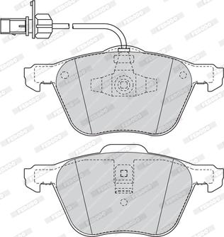 Ferodo FVR1497 - Тормозные колодки, дисковые, комплект unicars.by