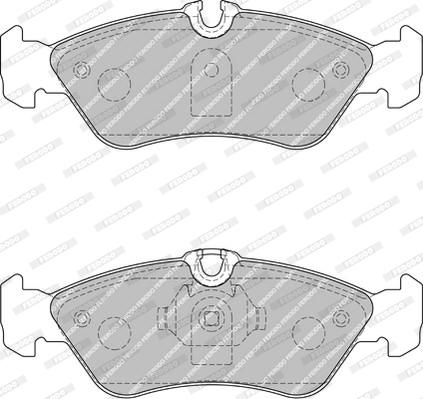 Ferodo FVR1876 - Тормозные колодки, дисковые, комплект unicars.by