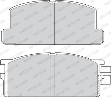 Ferodo FVR295 - Тормозные колодки, дисковые, комплект unicars.by