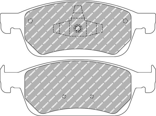 Ferodo Racing FCP4416H - Тормозные колодки, дисковые, комплект unicars.by