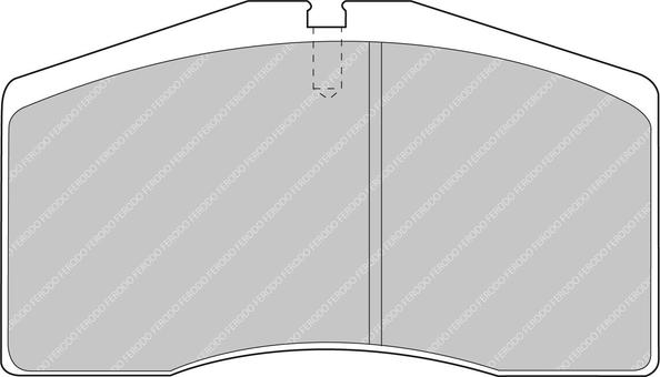 Ferodo Racing FCP891H - Тормозные колодки, дисковые, комплект unicars.by