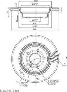 FI.BA FBD279 - Тормозной диск unicars.by