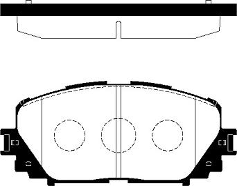 Red Line LVXL1726 - Тормозные колодки, дисковые, комплект unicars.by