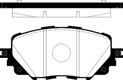 Aisin BPMZ-1012 - Тормозные колодки, дисковые, комплект unicars.by