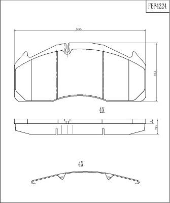 Magneti Marelli 360216200123 - Тормозные колодки, дисковые, комплект unicars.by