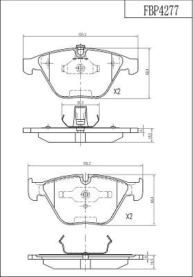 Automotor France ABP0077 - Тормозные колодки, дисковые, комплект unicars.by