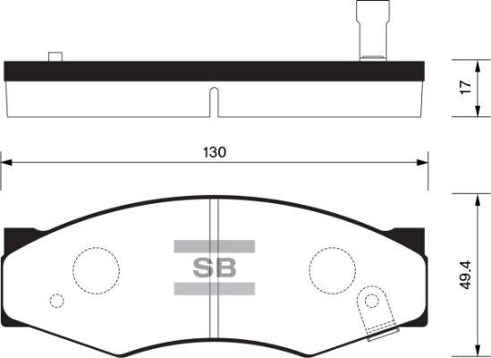 Magneti Marelli 600000097010 - Тормозные колодки, дисковые, комплект unicars.by