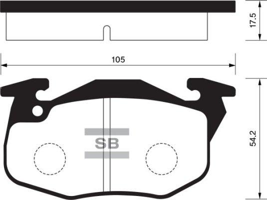 BOSCH 0 986 505 240 - Тормозные колодки, дисковые, комплект unicars.by