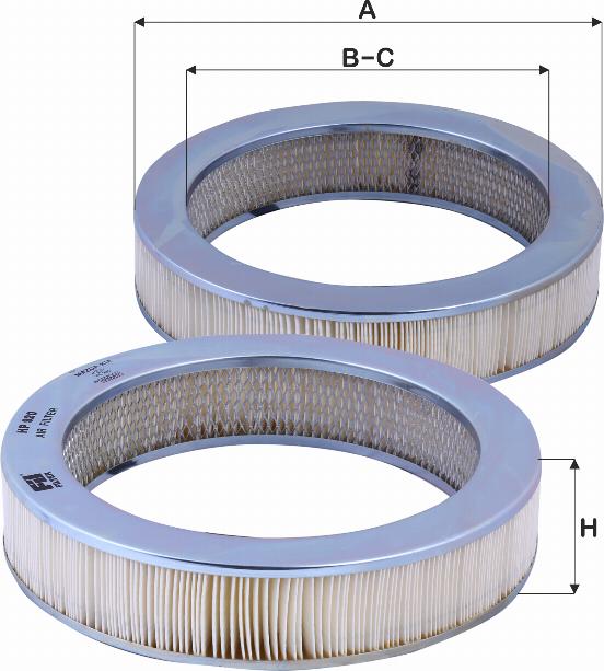 FIL Filter HP 920 - Воздушный фильтр, двигатель unicars.by