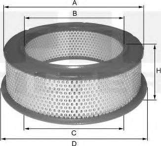 FIL Filter HPU 715 - Воздушный фильтр, двигатель unicars.by