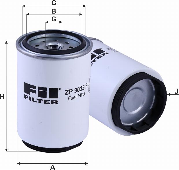 FIL Filter ZP 3035 F - Топливный фильтр unicars.by