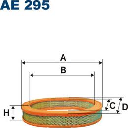 Filtron AE295 - Воздушный фильтр, двигатель unicars.by