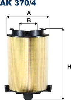 Filtron AK370/4 - Воздушный фильтр, двигатель unicars.by