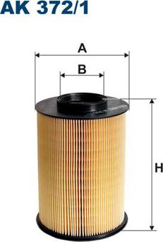 Filtron AK372/1 - Воздушный фильтр, двигатель unicars.by