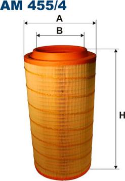 Filtron AM455/4 - Воздушный фильтр, двигатель unicars.by