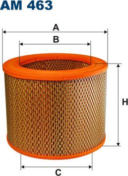 Filtron AM463 - Воздушный фильтр, двигатель unicars.by