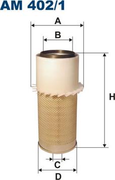 Filtron AM402/1 - Воздушный фильтр, двигатель unicars.by