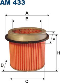 Filtron AM433 - Воздушный фильтр, двигатель unicars.by