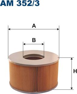Filtron AM352/3 - Воздушный фильтр, двигатель unicars.by