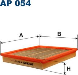 Filtron AP054 - Воздушный фильтр, двигатель unicars.by