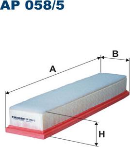 Filtron AP058/5 - Воздушный фильтр, двигатель unicars.by