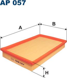 Filtron AP057 - Воздушный фильтр, двигатель unicars.by