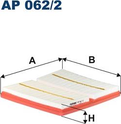 Filtron AP062/2 - Воздушный фильтр, двигатель unicars.by