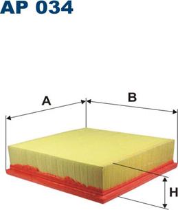 Filtron AP034 - Воздушный фильтр, двигатель unicars.by
