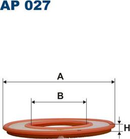 Filtron AP027 - Воздушный фильтр, двигатель unicars.by