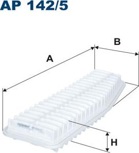 Filtron AP142/5 - Воздушный фильтр, двигатель unicars.by